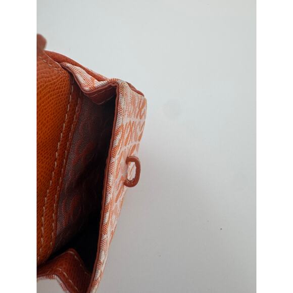 Loewe Orange Anagram Canvas and Leather Boston Bag - Picture 10 of 11